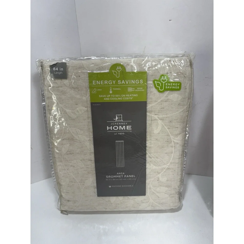 JCPenney Home Anza Lined  Grommet Panel 50